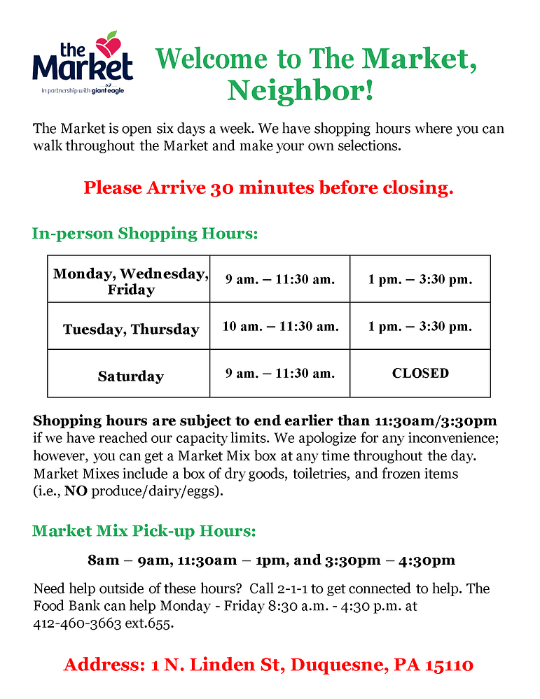 GPCFB 3.25 Market Flyer English